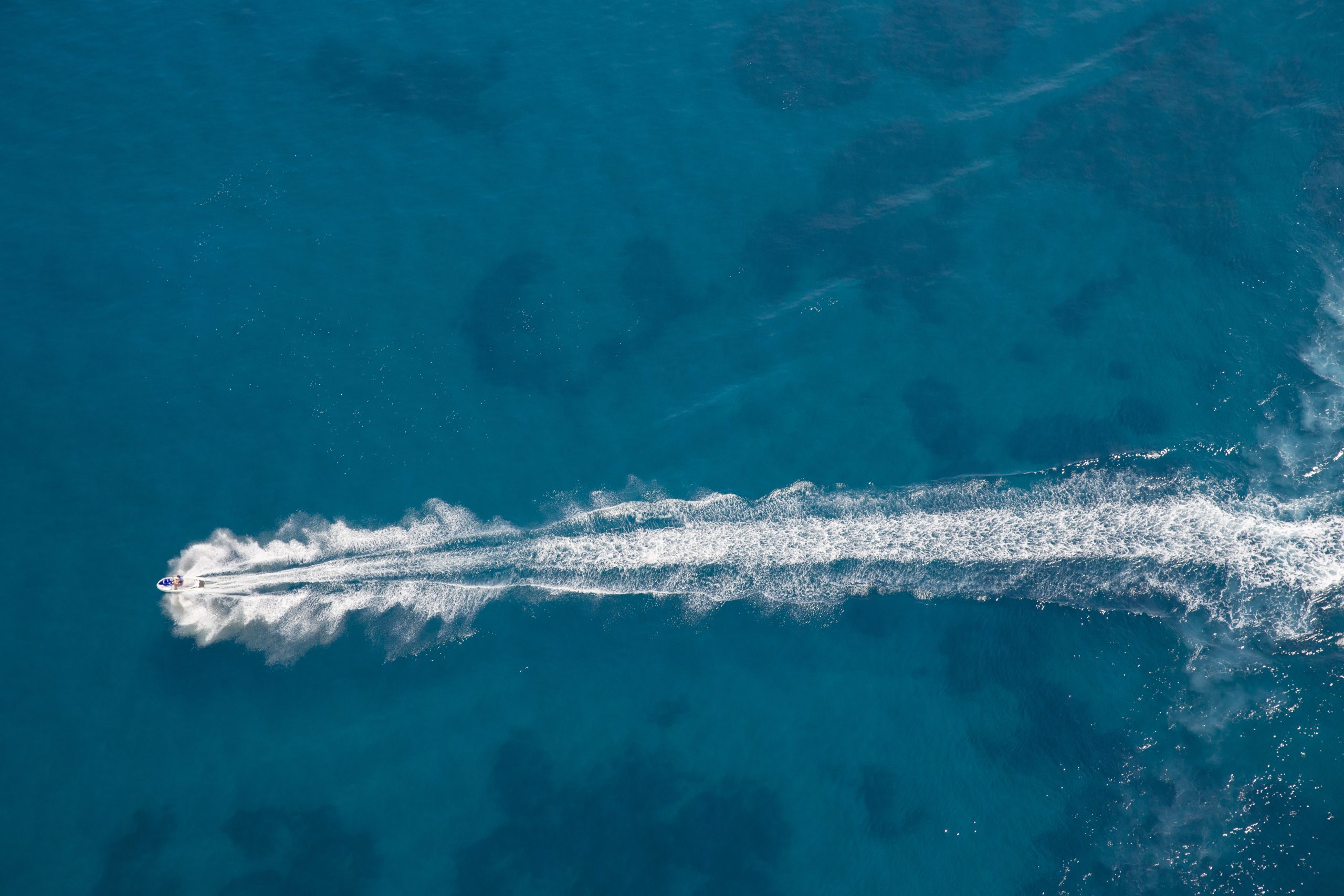 Mallorca coastline from the sea near Puerto Pollensa