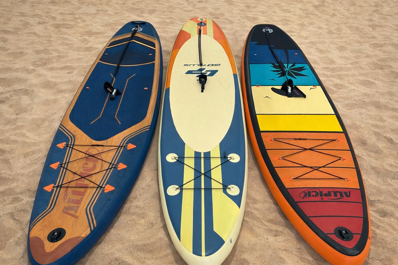 Classic plastic paddle board rental option